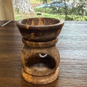 Rustic Brown stone oil diffuser aromatherapy oil burner